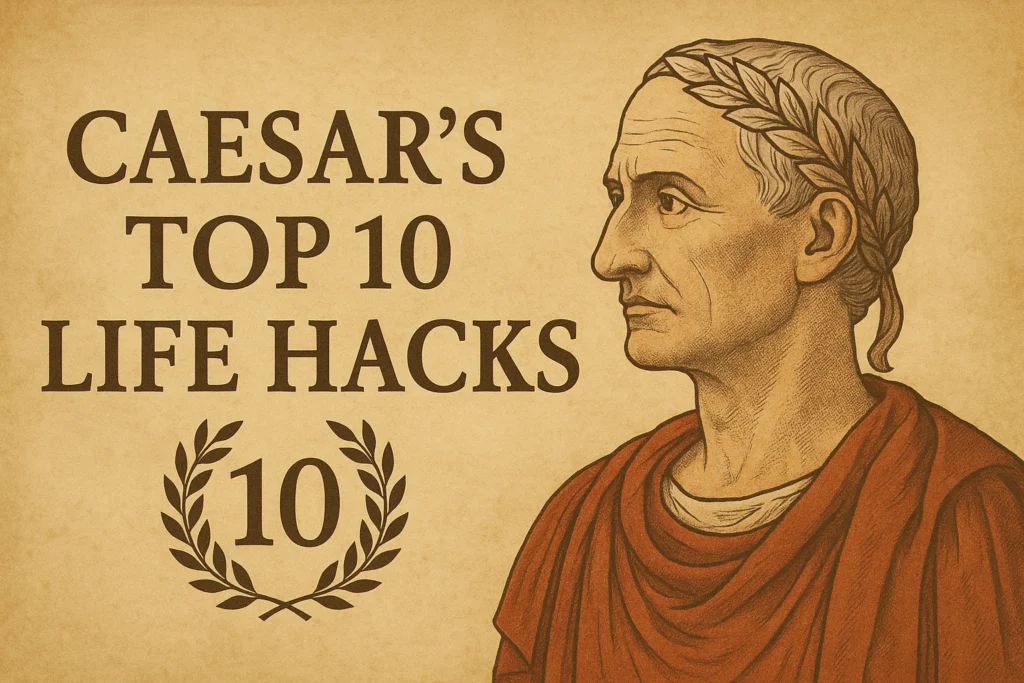 Caesars top 10 life hacks
